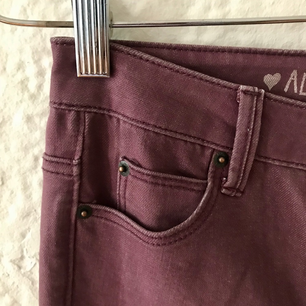 ALMOST FAMOUS High Rise Ankle Jeans 28" Mauve NWT
